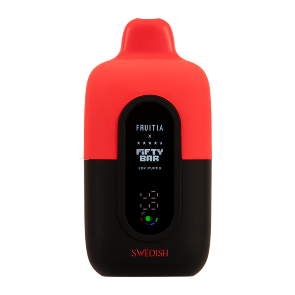 Swedish Fruitia x Fifty Bar 20K - Black Coral